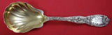 Chrysanthemum by Tiffany and Co Sterling Silver Berry Spoon GW Scalloped 8 3/4"