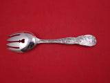 Chrysanthemum by Tiffany & Co Sterling Salad Serving Fork heart piercing 8 1/2"
