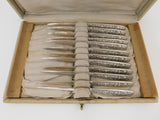 Vine by Tiffany and Co. Sterling Silver Fruit Knife Set in Original Box Serrated