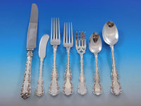 Louis XV by Roden Canada Sterling Silver Flatware Set for 6 Service 44 pc Dinner