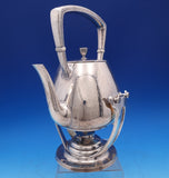 Colonial by Whiting Sterling Silver Tea Set 7pc with Kettle on Stand (#8537)