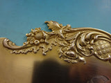 Flora by Shiebler Sterling Silver Ice Cream Server Gold Washed HH All Sterling