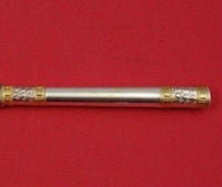 Aegean Weave Gold by Wallace Sterling Silver Butter Spreader HH 6 3/4" Vintage