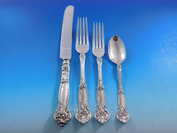 Carnation by Wallace Sterling Silver Flatware Service 8 Set Dinner 41 pcs