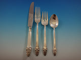 Sovereign Old by Gorham Sterling Silver Flatware Set 12 Service 65 pieces Acorn