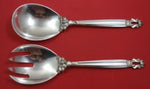 Acorn by Georg Jensen Sterling Silver Salad Serving Set 2pc FH AS Rounded 9"