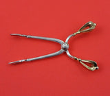 Golden Crown by W and S Sorensen Sterling Silver Sugar Nips 4 1/4" Serving