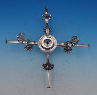 William Plummer English Georgian Sterling Silver Warming Stand w/ Burner (#8009)