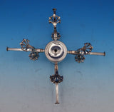 William Plummer English Georgian Sterling Silver Warming Stand w/ Burner (#8009)