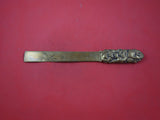 Japanese by Unknown Bronze Page Turner with Faces and Butterfly 11" Heirloom