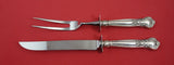 Chantilly by Gorham Sterling Game Serving Set HH WS knife 10 3/4" fork 9 1/2"