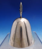 Shiebler Sterling Silver Dinner Bell with Cattails Pond Lilies #175 (#8738)