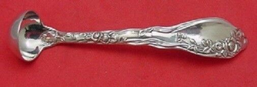 Mille Fleurs by International Sterling Silver Mustard Ladle Custom Made 4 1/4"
