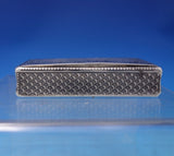 Silver Tobacco / Snuff Box Chased Engraved w/ Niello Dancing Scene (#7210)