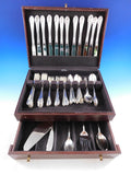 Dancing Surf by Kirk Sterling Silver Flatware Set for 12 Service 65 pieces