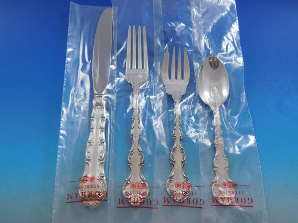 Strasbourg by Gorham Sterling Silver Flatware Set Service Place Size 32 Pcs New