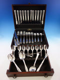 Old Danish by Georg Jensen Sterling Silver Flatware Set For 12 Service 66 Pieces