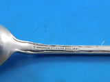 Lap Over Edge Acid Etched by Tiffany Sterling Parfait Spoon with Foliage 6"