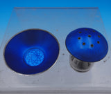 Egon Lauridsen Danish Sterling Silver Salt Dip and Pepper Shaker Set 2pc (#8931)