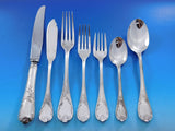 Marly by Christofle France Silverplate Flatware Service 12 Set 90 pcs Dinner