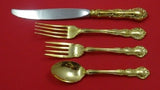 Old Atlanta Vermeil by Wallace Sterling Silver Regular Size Place Setting(s) 4pc