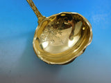 Cluny Vermeil by Gorham Sterling Silver Soup Ladle Goldwashed BC 12 1/4"