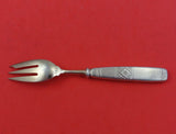 Tiffany and Co Sterling SIlver Oyster Fork Gold Washed Bright-Cut HH #182 5 3/8"