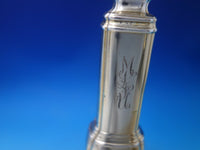 Gorham Sterling Silver Candlestick Pair #170 English Reproduction 1784 (#6015)