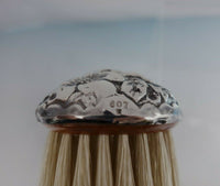 Cluny by Gorham Sterling Silver Clothes Brush w/ Repoussed Flowers #607 (#3397)