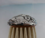 Cluny by Gorham Sterling Silver Clothes Brush w/ Repoussed Flowers #607 (#3397)
