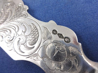 Dolphin by Albert Coles Sterling Ice Cream Slice AS Serrated w/Dolphins #2