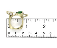 14k Yellow Gold Custom Genuine Natural Peridot Diamond Ring by Harry Roa #J7312