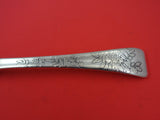 Lap Over Edge Acid Etched by Tiffany Sterling Silver Berry Spoon Raspberry 9"