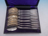 Smooth Rib by Bruckmann and Sohne Germany 800 Silver Dinner Spoon Set of 12