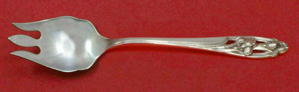 Silver Iris by International Sterling Silver Cake Ice Cream Spork Custom 5 3/4"
