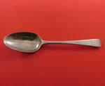 English Georgian Sterling Silver Dinner Spoon Crossed Swords and Eagle 1700's