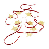 2021 Georg Jensen Stainless Steel Christmas Holiday Star Garland Gold - New