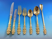 Esplanade Gold by Towle Sterling Silver Flatware Set for 12 Service 91 pieces