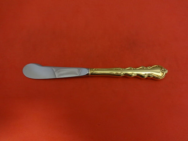 Angelique Gold by International Sterling Silver Butter Spreader Paddle 6 1/2"
