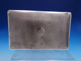English Estate Sterling Silver Cigarette Box "Pax in Bello" w/Presentation #7936