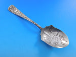 Arlington by Towle Sterling Silver Preserve Spoon Bright-cut Daisy bouquet 6 3/4