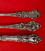 Meadow Rose by Wallace Sterling Silver Junior Set 3pc Infant Heirloom Silverware