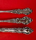 Meadow Rose by Wallace Sterling Silver Junior Set 3pc Infant Heirloom Silverware