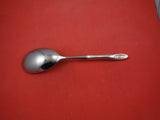 Sculptured Rose by Towle Sterling Silver Berry Spoon HH WS original 11 1/2"