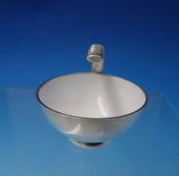 Silver Thread by Frantz Hingelberg Sterling Silver Salt Cellar w /Enamel (#4980)