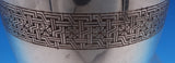 Persian 84 Silver Cup Engraved Geometric Design 3 3/8" Middle Eastern (#7825)