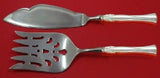 Queen Christina aka Wings by Frigast Sterling Fish Serving Set HHWS 2pc Custom
