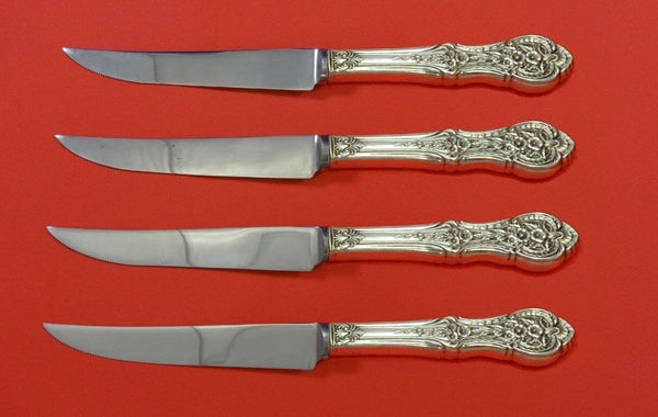 Springtime by International Sterling Silver Steak Knife Set 4pc HH WS Custom