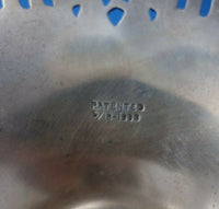 Black Starr and Frost Sterling Silver Compote Raised #163/6412 4" x 10" (#5746)