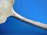 New Art by Durgin Sterling Silver Berry Spoon Faint Gold wash 9 3/8" Iris Motif